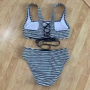 Shade & Shore Striped Swimsuit